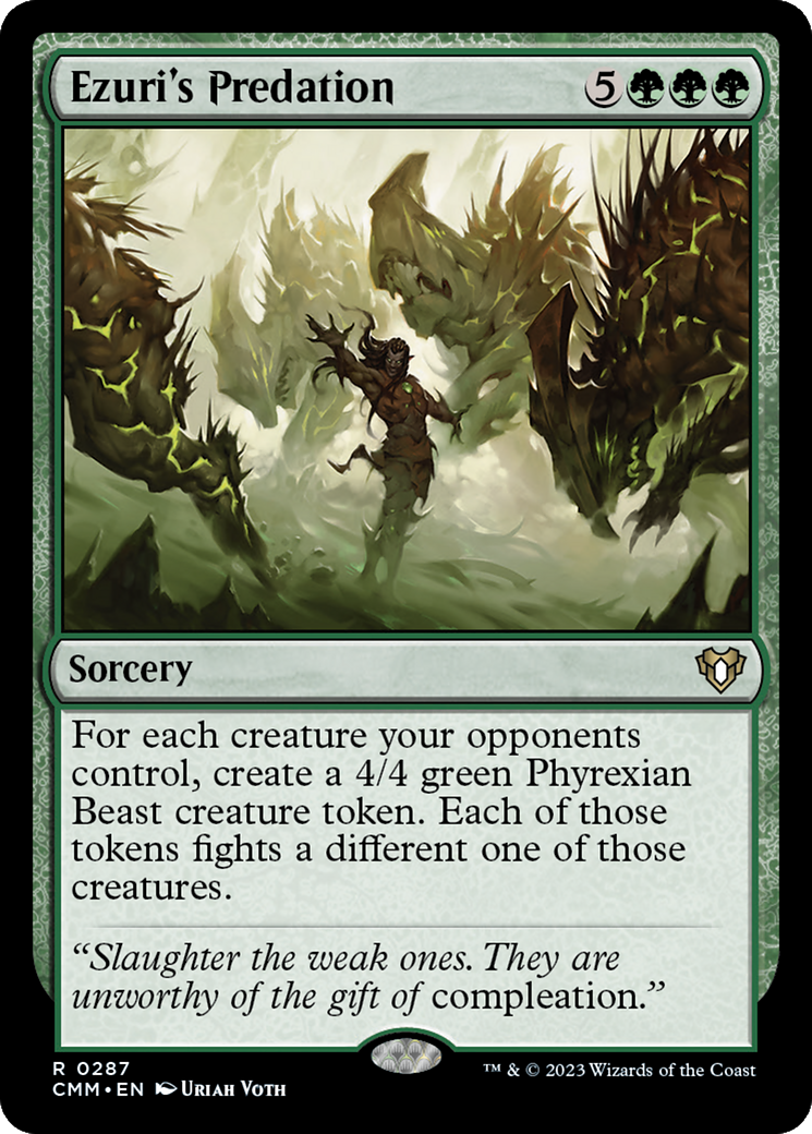 Ezuri's Predation (287) Foil - Commander Masters