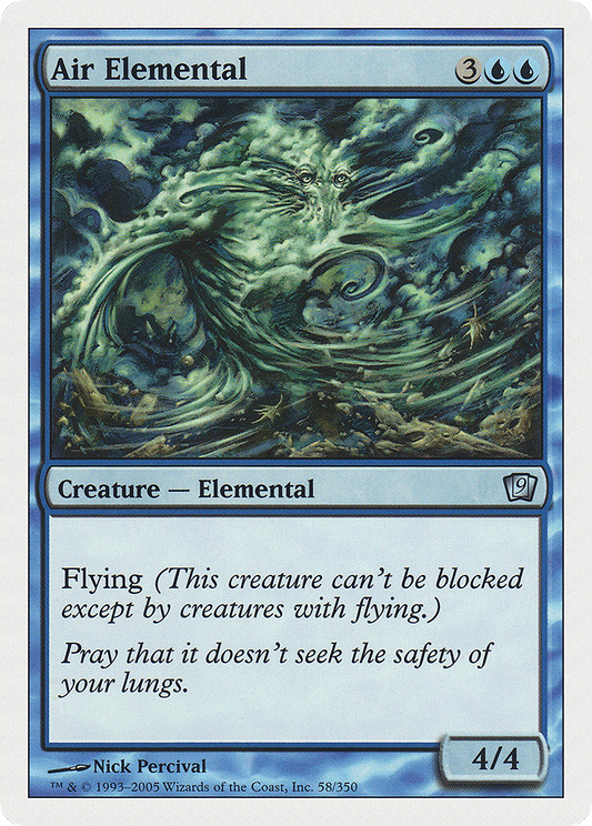 Air Elemental (058) - Ninth Edition