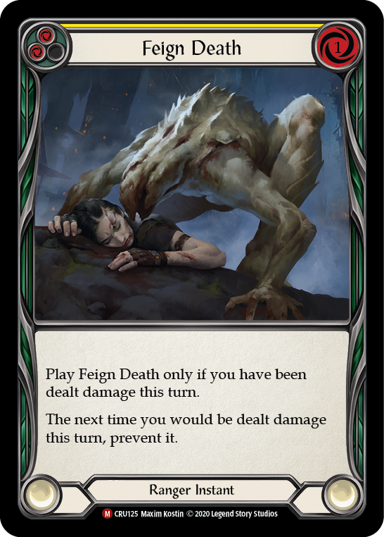 Feign Death [CRU125] (Crucible of War)  1st Edition Normal | Silver Goblin