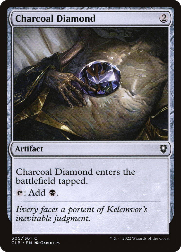 Charcoal Diamond [Commander Legends: Battle for Baldur's Gate] | Silver Goblin