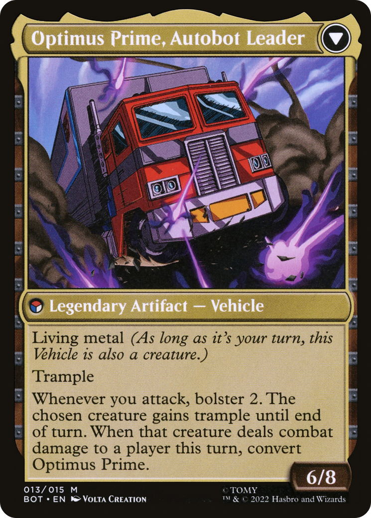 Optimus Prime, Hero // Optimus Prime, Autobot Leader (013) Foil - Transformers