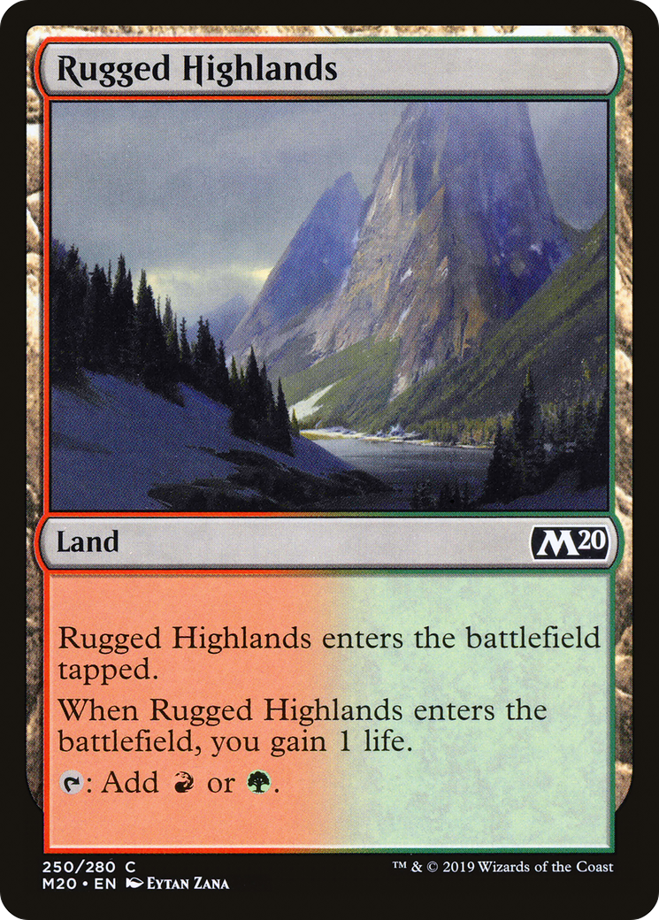Rugged Highlands (250) - Core Set 2020