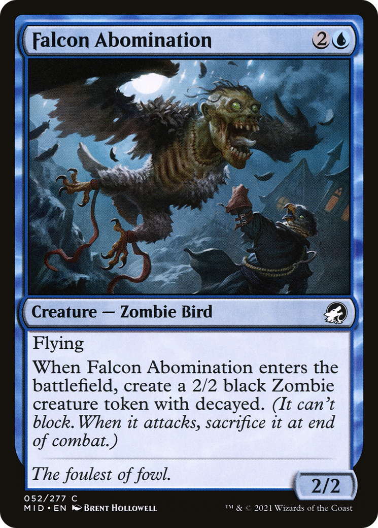 Falcon Abomination (052) Foil - Innistrad: Midnight Hunt
