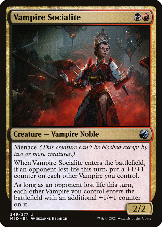 Vampire Socialite [Innistrad: Midnight Hunt] Foil