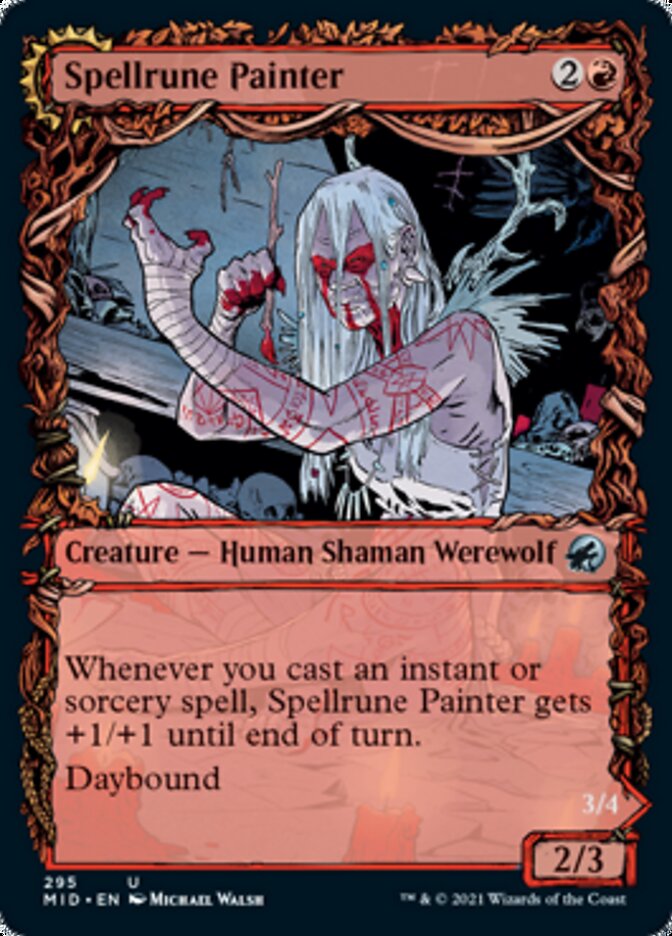 Spellrune Painter (Showcase) (295) Foil - Innistrad: Midnight Hunt