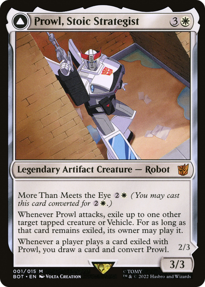 Prowl, Stoic Strategist (001) Foil - Transformers