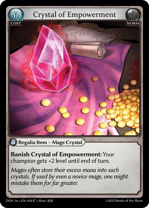 Crystal of Empowerment (030) [Dawn of Ashes: 1st Edition] Foil