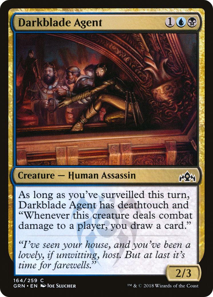 Darkblade Agent (164) Foil - Guilds of Ravnica