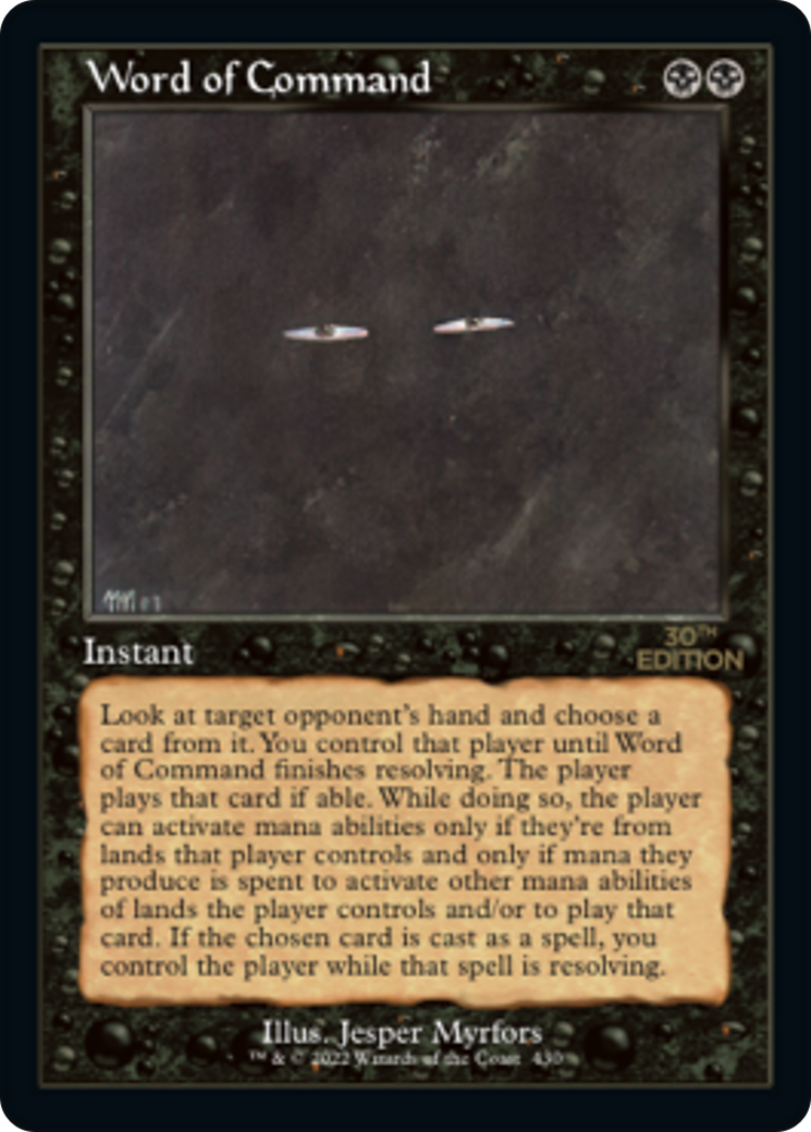 Word of Command (Retro) (430) - 30th Anniversary Edition