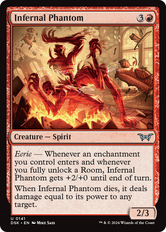 Infernal Phantom [Duskmourn: House of Horror] Foil