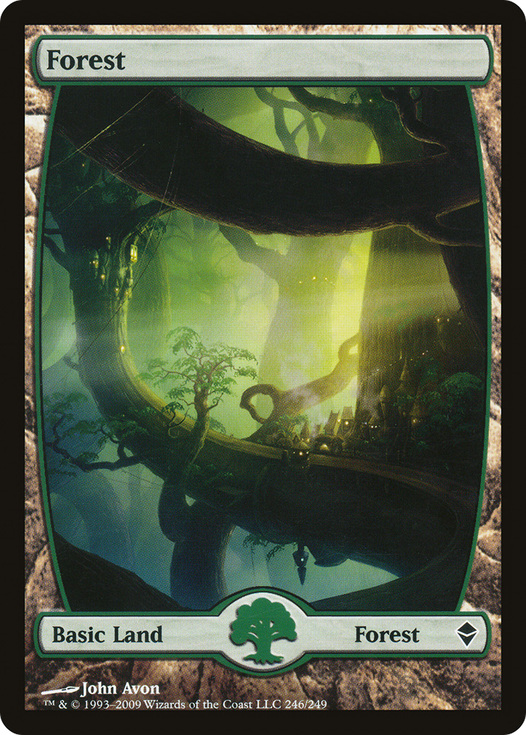 Forest (246) Foil - Zendikar
