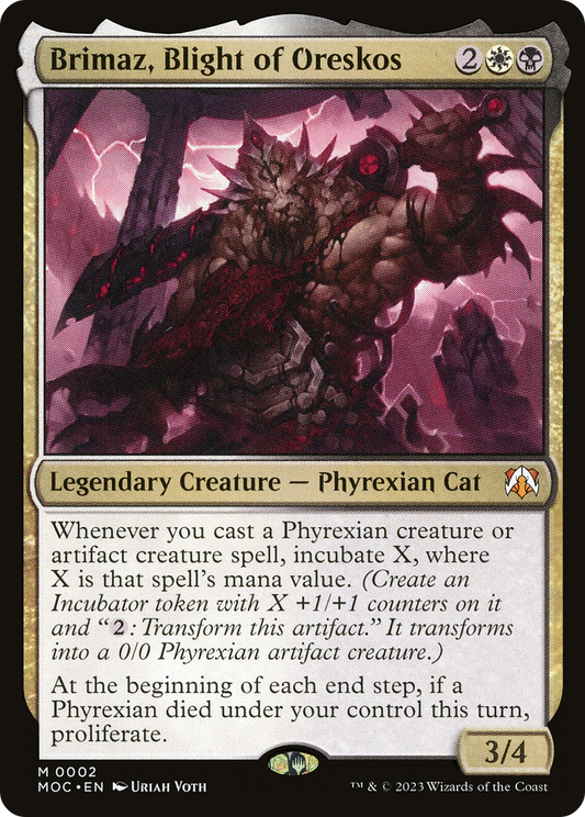 Brimaz, Blight of Oreskos (002) - March of the Machine Commander