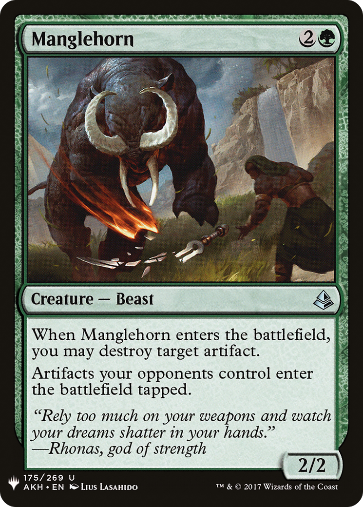 Manglehorn (AKH-175) - The List