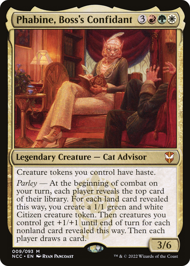 Phabine, Boss's Confidant (009) Foil - New Capenna Commander