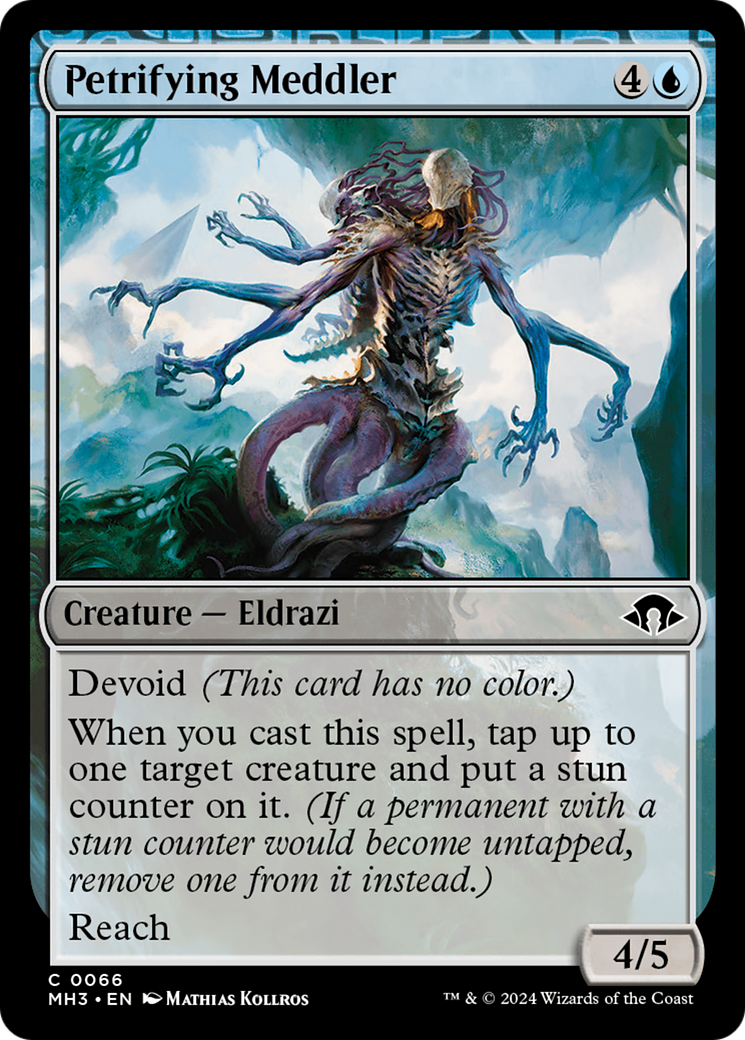 Petrifying Meddler (066) Foil - Modern Horizons 3