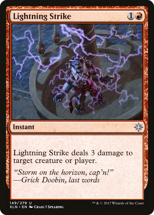 Lightning Strike [Ixalan] Foil