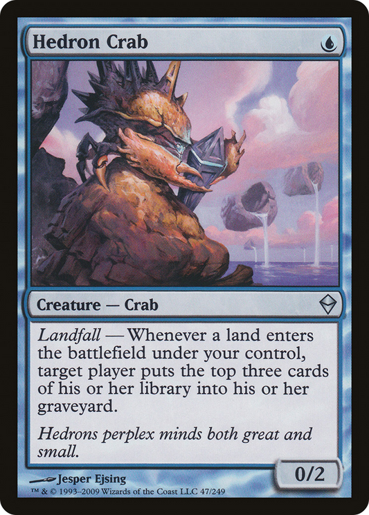 Hedron Crab (047) - Zendikar