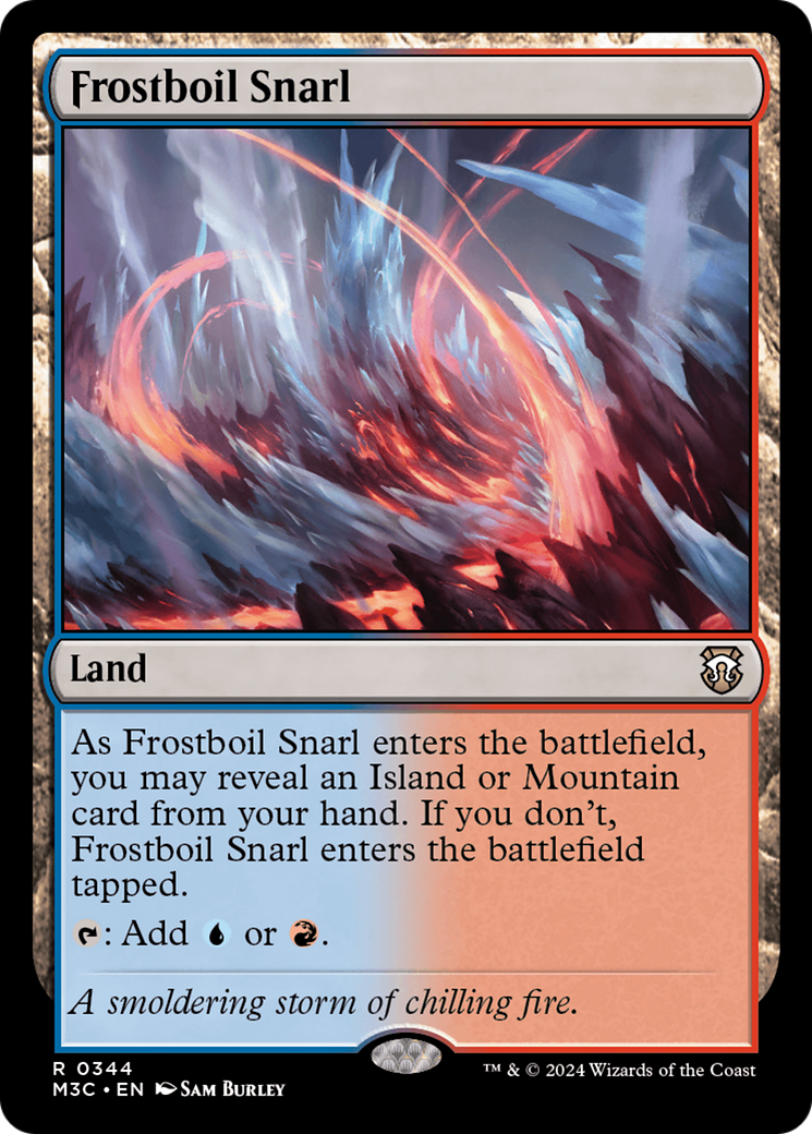 Frostboil Snarl (Ripple Foil) [Modern Horizons 3 Commander] | Silver Goblin