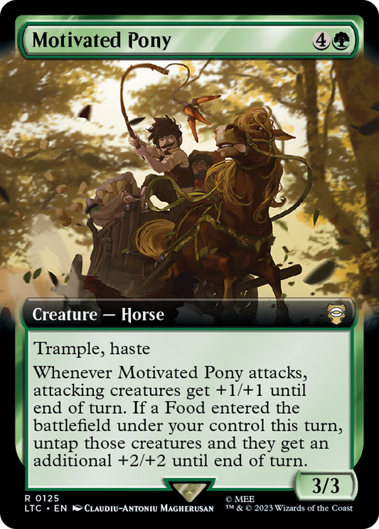 Motivated Pony (Extended Art) (125) - Tales of Middle-earth Commander