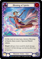 Blessing of Spirits (Yellow) [DYN219] (Dynasty)  Rainbow Foil | Silver Goblin