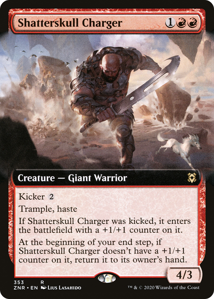 Shatterskull Charger (Extended Art) (353) - Zendikar Rising