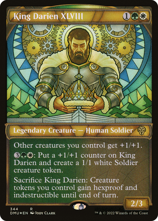 King Darien XLVIII (Showcase Textured) [Dominaria United]
