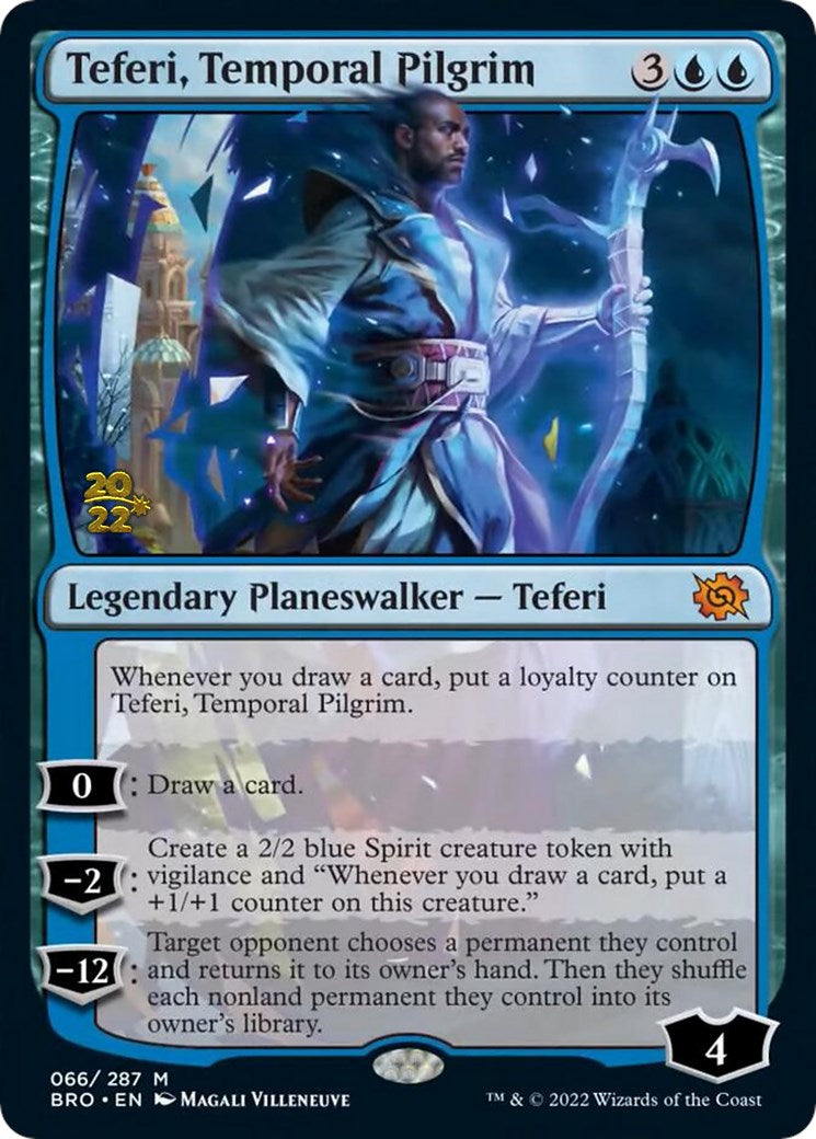 Teferi, Temporal Pilgrim [The Brothers' War Prerelease Promos] | Silver Goblin