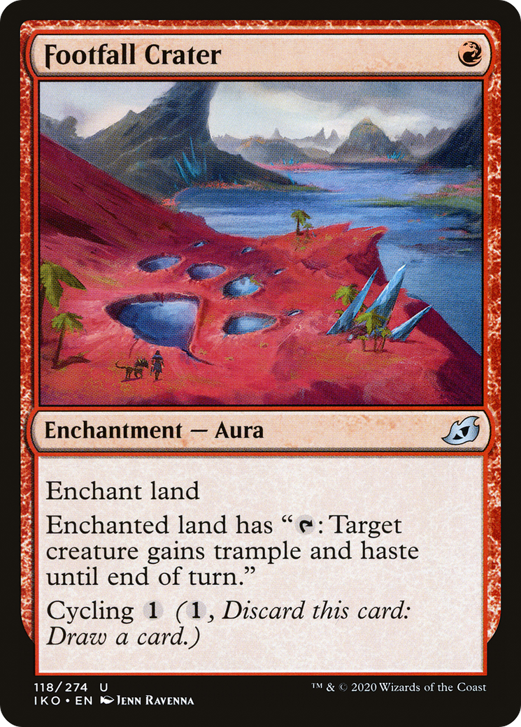 Footfall Crater (118) Foil - Ikoria: Lair of Behemoths