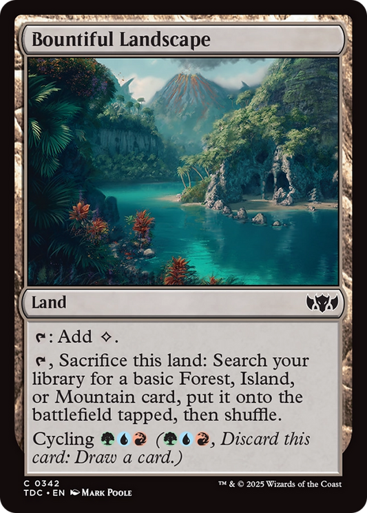 Bountiful Landscape (342) - Commander: Tarkir: Dragonstorm