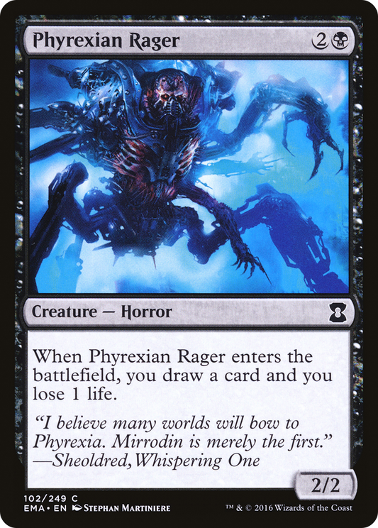 Phyrexian Rager (102) Foil - Eternal Masters