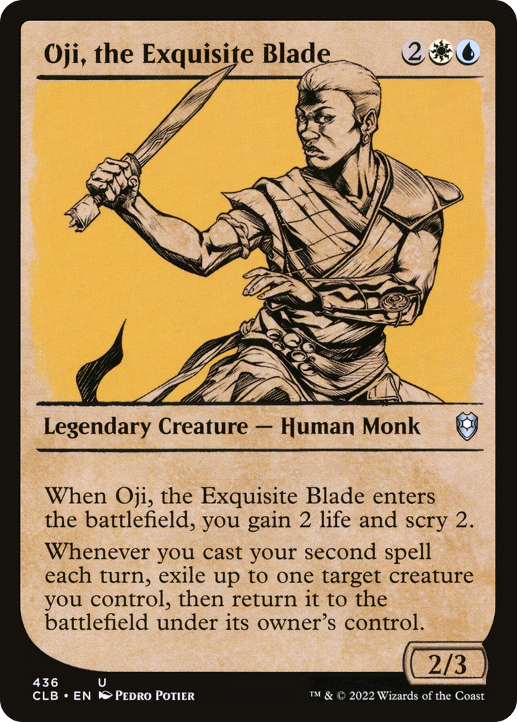 Oji, the Exquisite Blade (Showcase) (436) - Commander Legends: Battle for Baldur's Gate