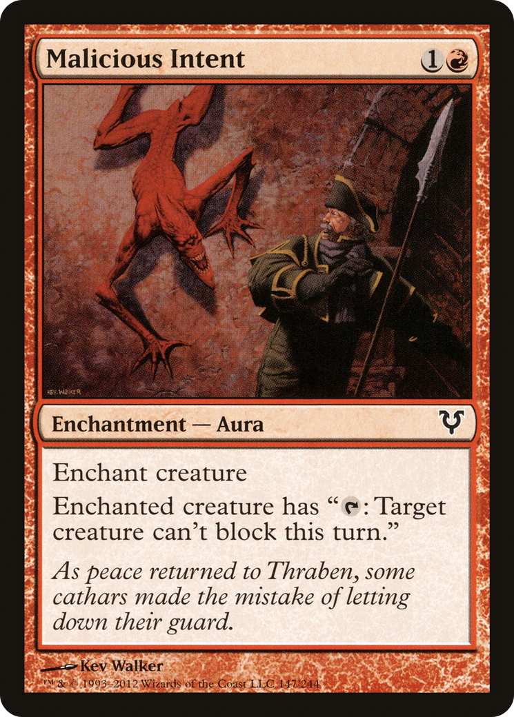 Malicious Intent (147) - Avacyn Restored