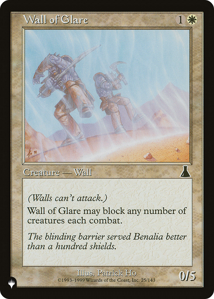 Wall of Glare [The List Reprints] | Silver Goblin