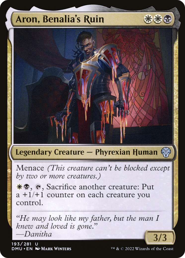 Aron, Benalia's Ruin [Dominaria United] | Silver Goblin