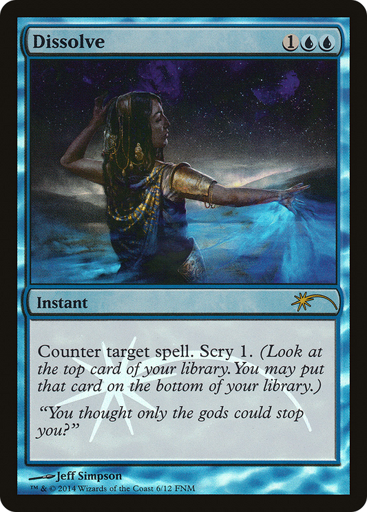 Dissolve (006) Foil - Friday Night Magic 2014