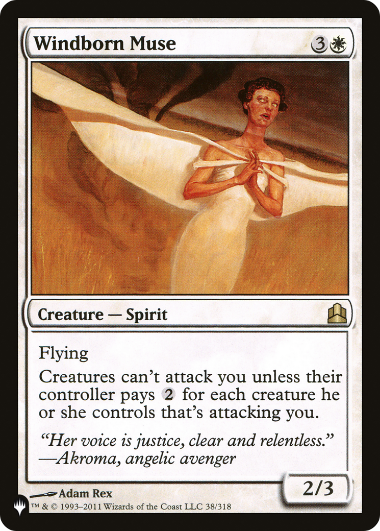 Windborn Muse (CMD-38) - The List