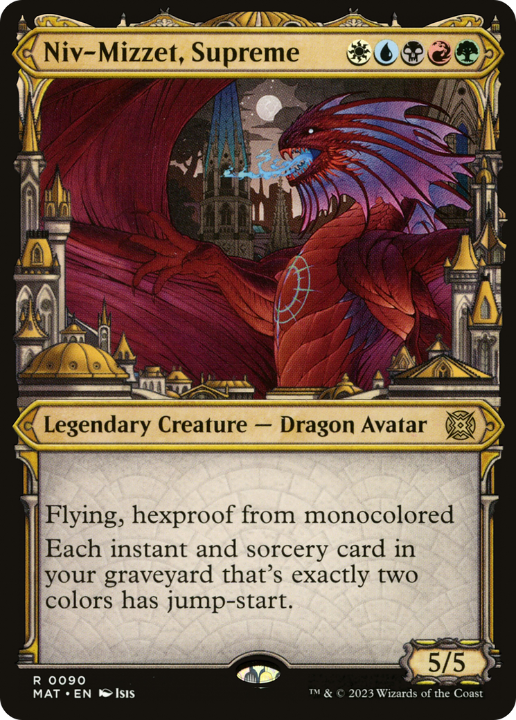 Niv-Mizzet, Supreme (Showcase) [March of the Machine: The Aftermath] Foil