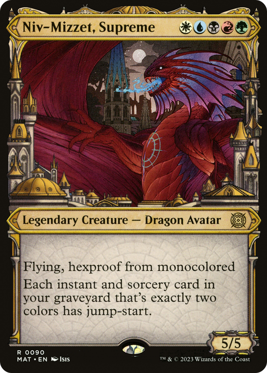 Niv-Mizzet, Supreme (Showcase) [March of the Machine: The Aftermath] Foil