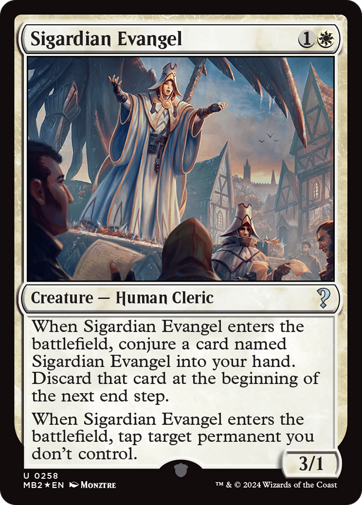 Sigardian Evangel [Mystery Booster 2] | Silver Goblin