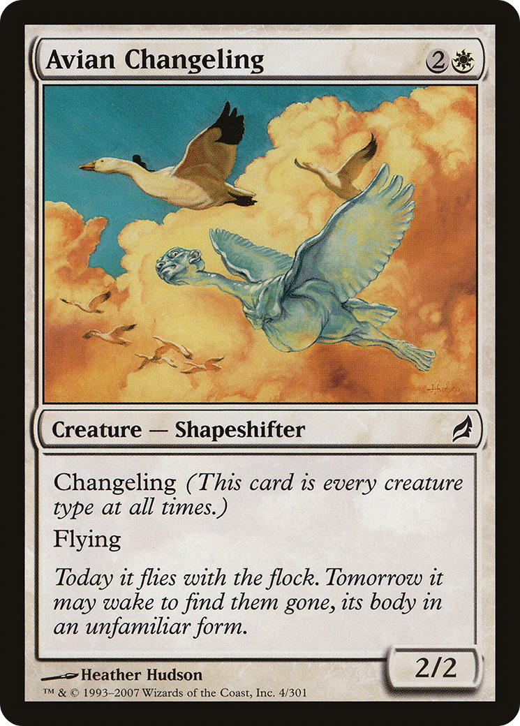 Avian Changeling (004) Foil - Lorwyn