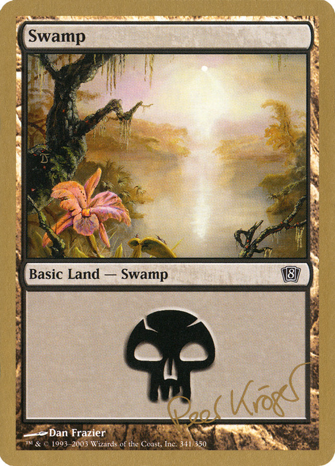 Swamp (pk341) (Peer Kroger) [World Championship Decks 2003] | Silver Goblin