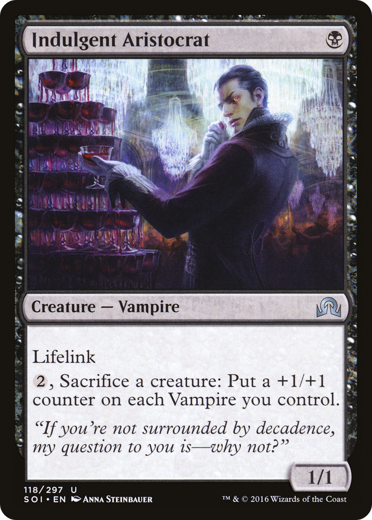 Indulgent Aristocrat (118) Foil - Shadows over Innistrad