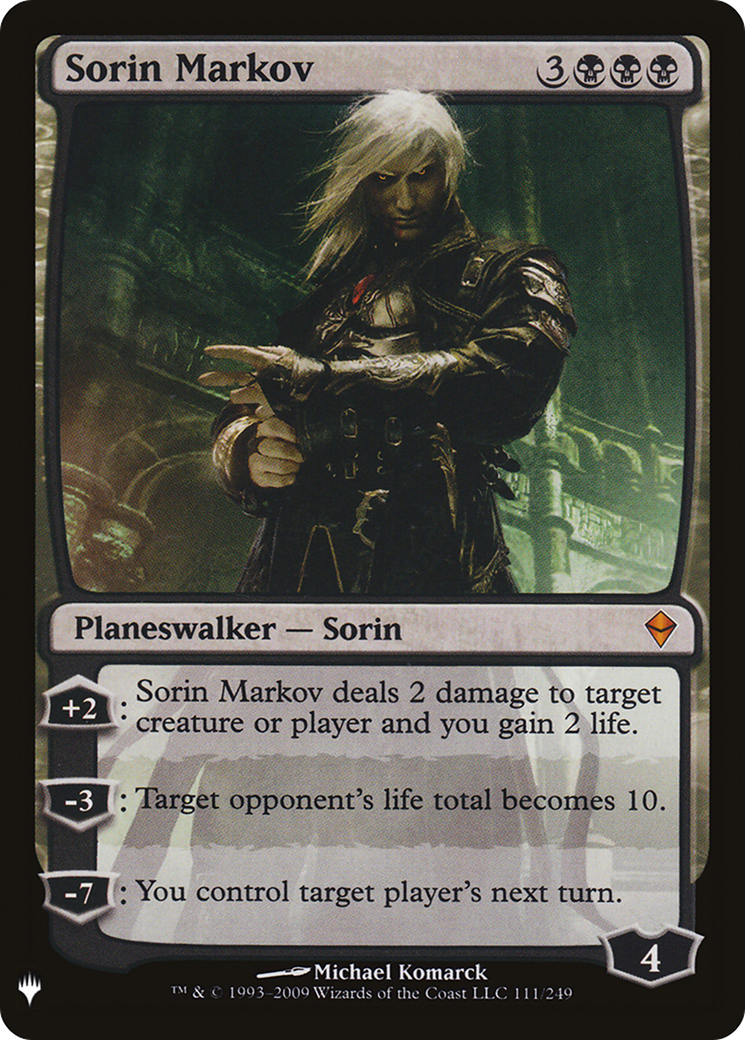 Sorin Markov (ZEN) (111) - The List