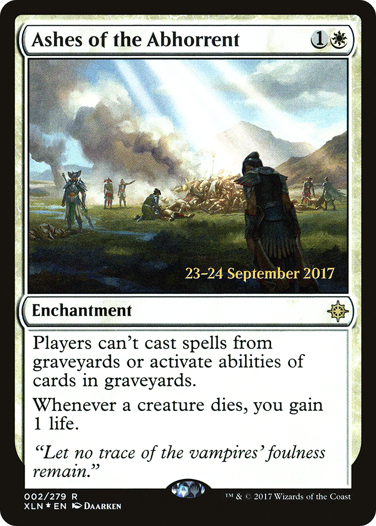Ashes of the Abhorrent (02s) Foil - Ixalan Promos