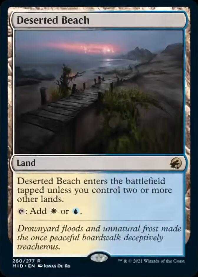 Deserted Beach [Innistrad: Midnight Hunt] | Silver Goblin