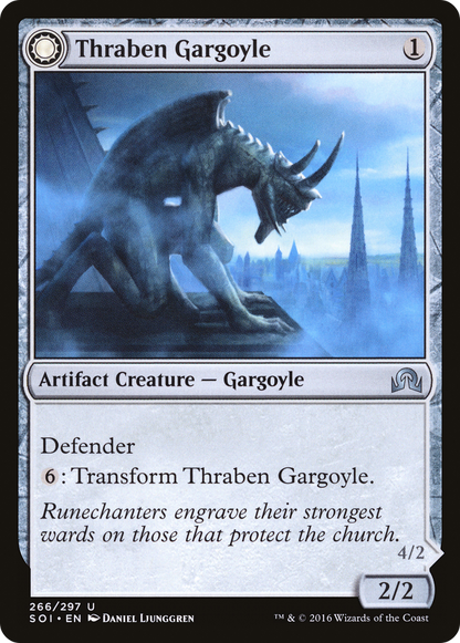 Thraben Gargoyle (266) - Shadows over Innistrad