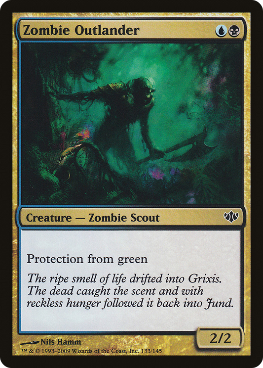 Zombie Outlander (133) Foil - Conflux