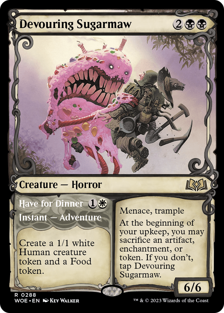 Devouring Sugarmaw (Showcase) (288) Foil - Wilds of Eldraine