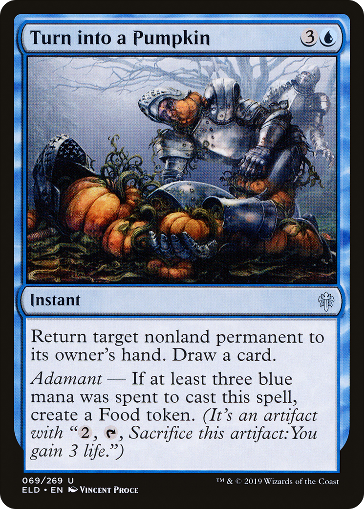 Turn into a Pumpkin (069) Foil - Throne of Eldraine