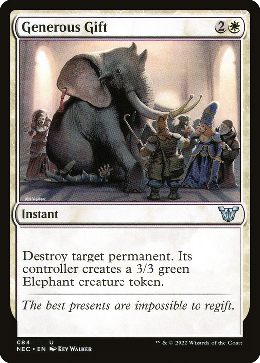 Generous Gift (084) - Neon Dynasty Commander